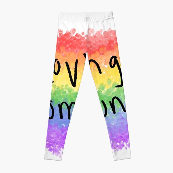 The 1975 - Loving Someone Rainbow Leggings RB2510 product Offical the 1975 Merch