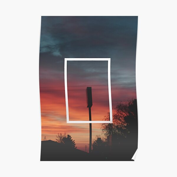 Sunset The 1975 Rectangle Poster RB2510 product Offical the 1975 Merch