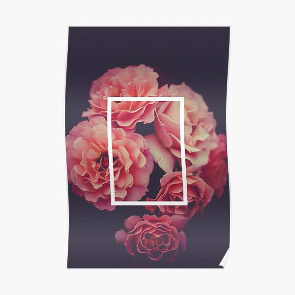 The 1975 Floral Rectangle Poster RB2510 product Offical the 1975 Merch