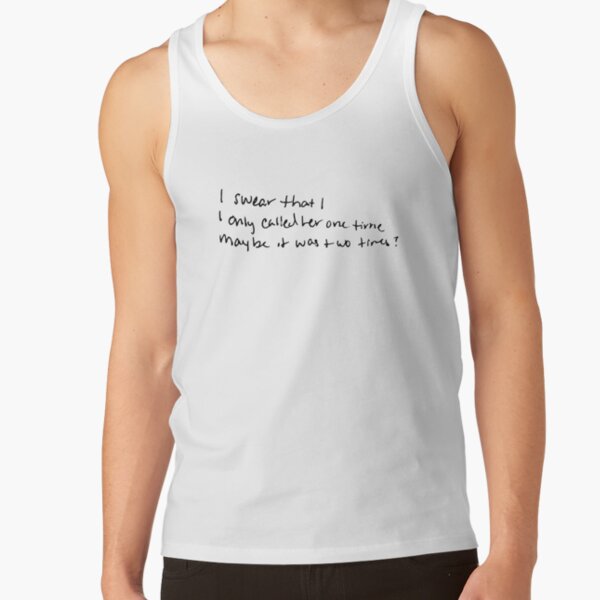 The 1975 lyrics Tank Top RB2510 product Offical the 1975 Merch