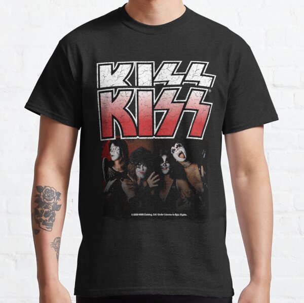 KISS ® | Band image 1975 plus logo | Distressed design Classic T-Shirt RB2510 product Offical the 1975 Merch