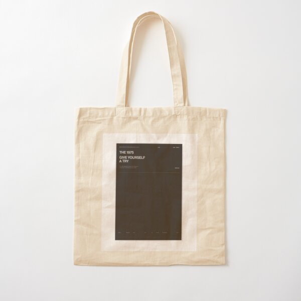the 1975 Give Yourself A Try Cotton Tote Bag RB2510 product Offical the 1975 Merch