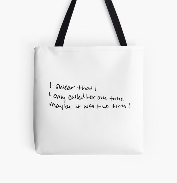 The 1975 lyrics All Over Print Tote Bag RB2510 product Offical the 1975 Merch