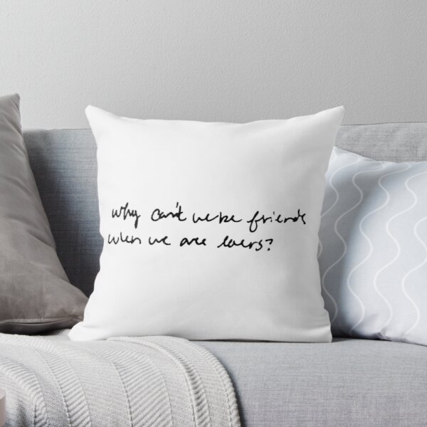 The 1975 Lyrics Throw Pillow RB2510 product Offical the 1975 Merch