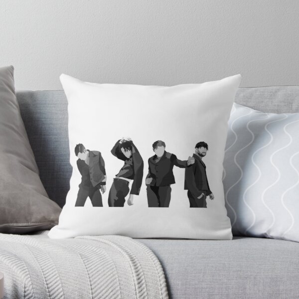 The 1975 Print Throw Pillow RB2510 product Offical the 1975 Merch