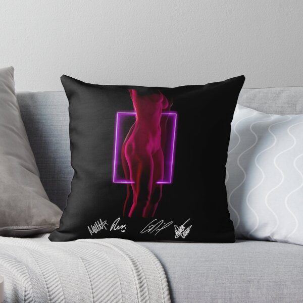 1975 Album cover Throw Pillow RB2510 product Offical the 1975 Merch