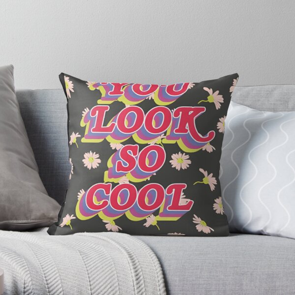 You Look so Cool 1975  Throw Pillow RB2510 product Offical the 1975 Merch