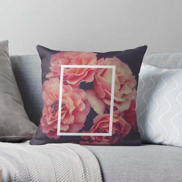The 1975 Floral Rectangle Throw Pillow RB2510 product Offical the 1975 Merch