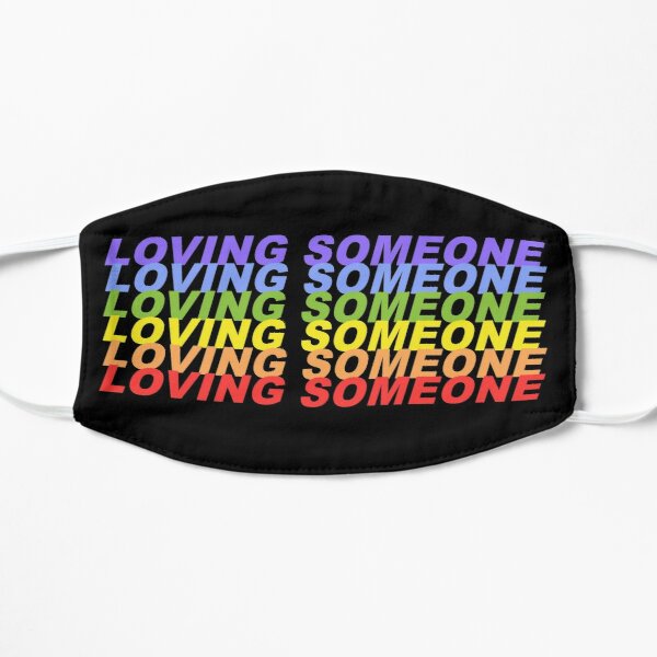 THE 1975 LOVING SOMEONE Flat Mask RB2510 product Offical the 1975 Merch